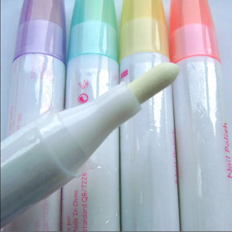 Nail Art Corrector Pen Remove Mistakes with 3 Tips Newest Nail Polish Remover Pen Cleaner Erase Manicure