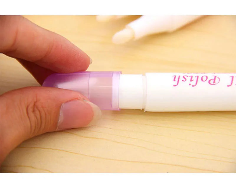 Nail Art Corrector Pen Remove Mistakes with 3 Tips Newest Nail Polish Remover Pen Cleaner Erase Manicure