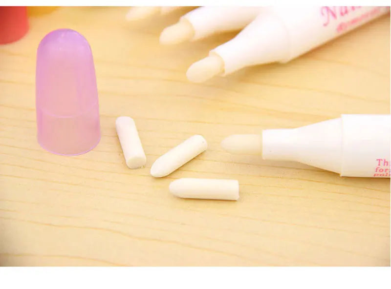 Nail Art Corrector Pen Remove Mistakes with 3 Tips Newest Nail Polish Remover Pen Cleaner Erase Manicure