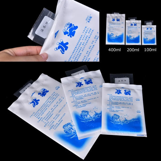 5PCS 100/200/400ML Instant Cold Ice Pack For Cooling Therapy Emergency Food Storage Pain Relief Safety Survival Outdoor Tool