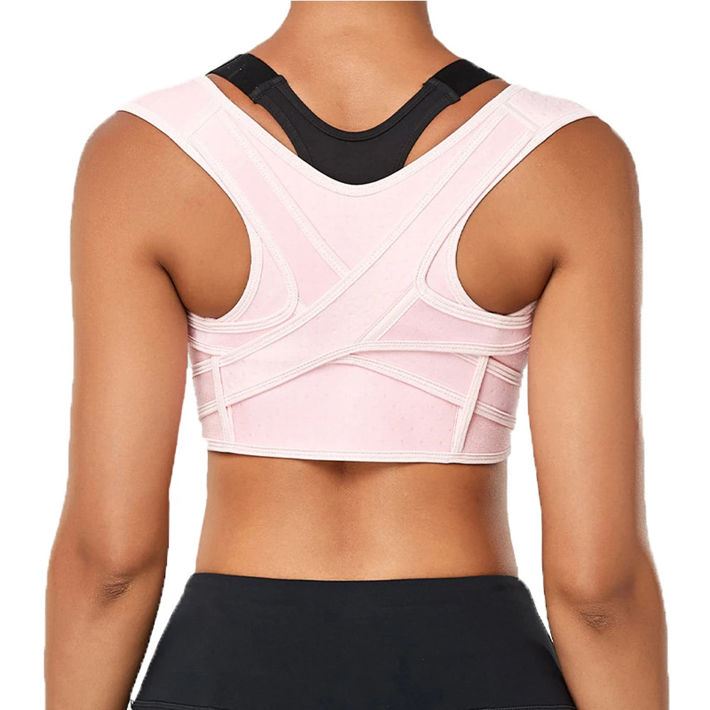 Posture Corrector for Women/Men,Adjustable Upper Back Brace for Clavicle Support & Providing Pain Relief For Neck,Shoulder,Upper
