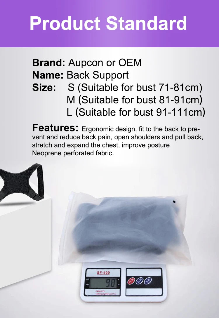 Back Support Posture Corrector Belt Relieves Neck Shoulder and Back Pain Offers Added Support