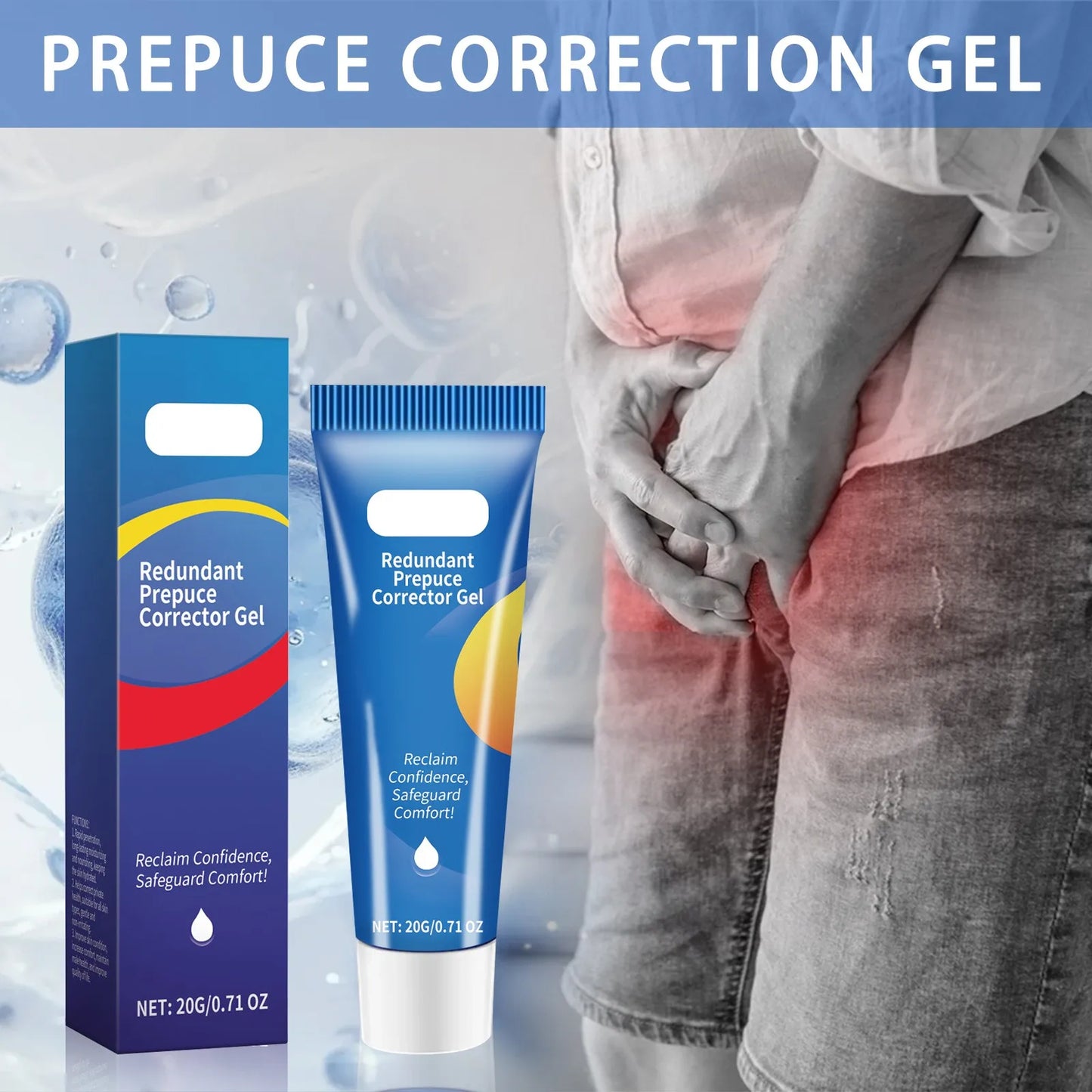 Redundant Prepuce Corrector Gel, Phimosis Correction Gel,Natural Ingredients Phimosis Foreskin Correction Gel,Fast Gentle Action