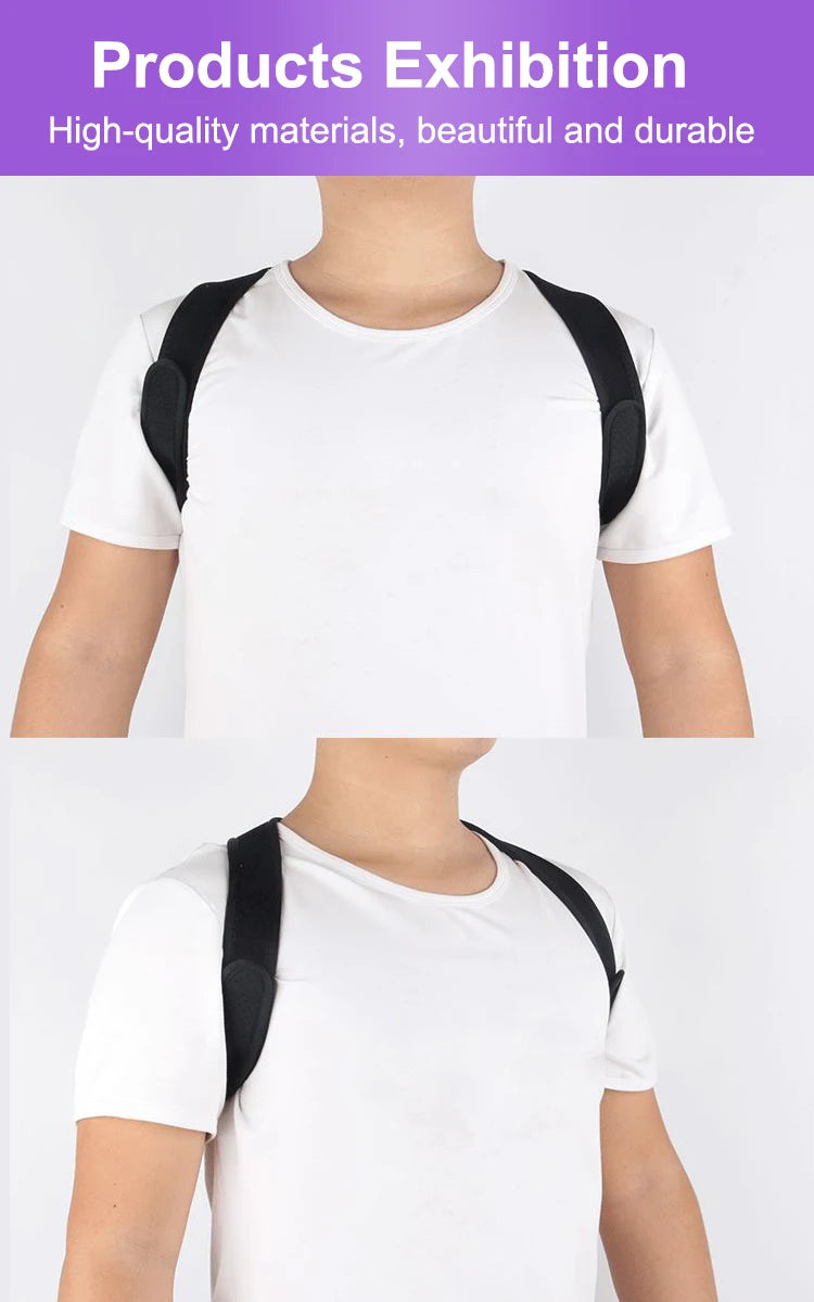 Back Support Posture Corrector Belt Relieves Neck Shoulder and Back Pain Offers Added Support