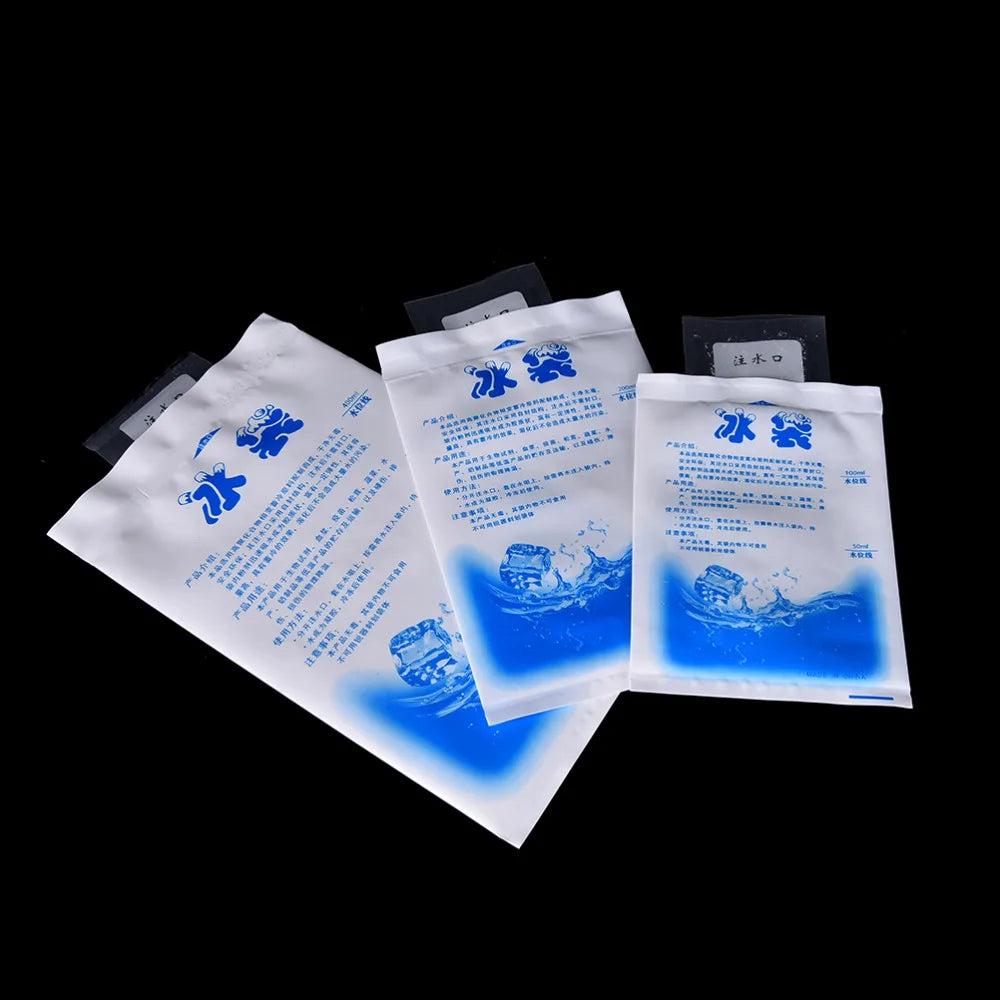 5PCS 100/200/400ML Instant Cold Ice Pack For Cooling Therapy Emergency Food Storage Pain Relief Safety Survival Outdoor Tool
