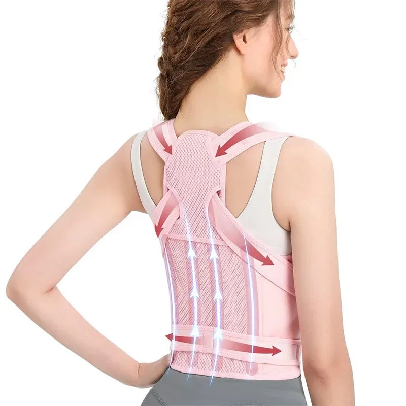 Neck hump corrector Back Shoulder Posture Corrector for Women & Men Stretcher Straightener Brace Support belt Lumbar Coluna Faja