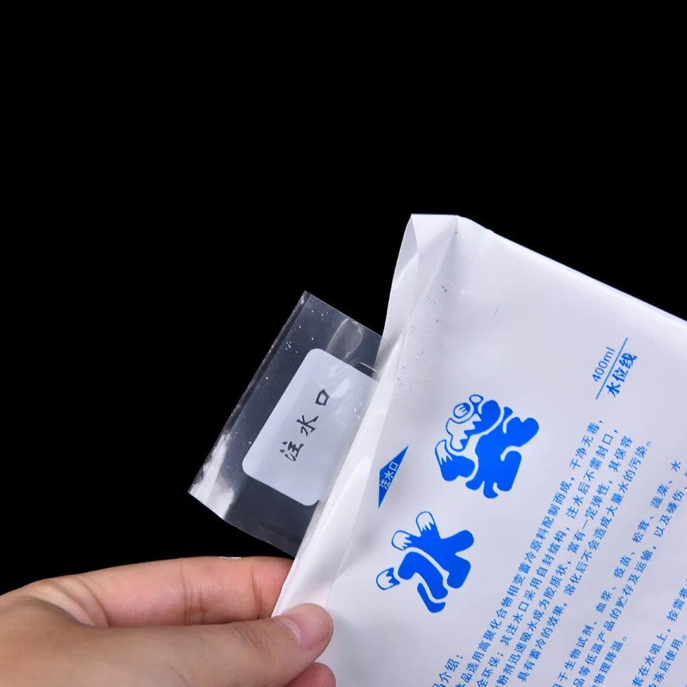 5PCS 100/200/400ML Instant Cold Ice Pack For Cooling Therapy Emergency Food Storage Pain Relief Safety Survival Outdoor Tool