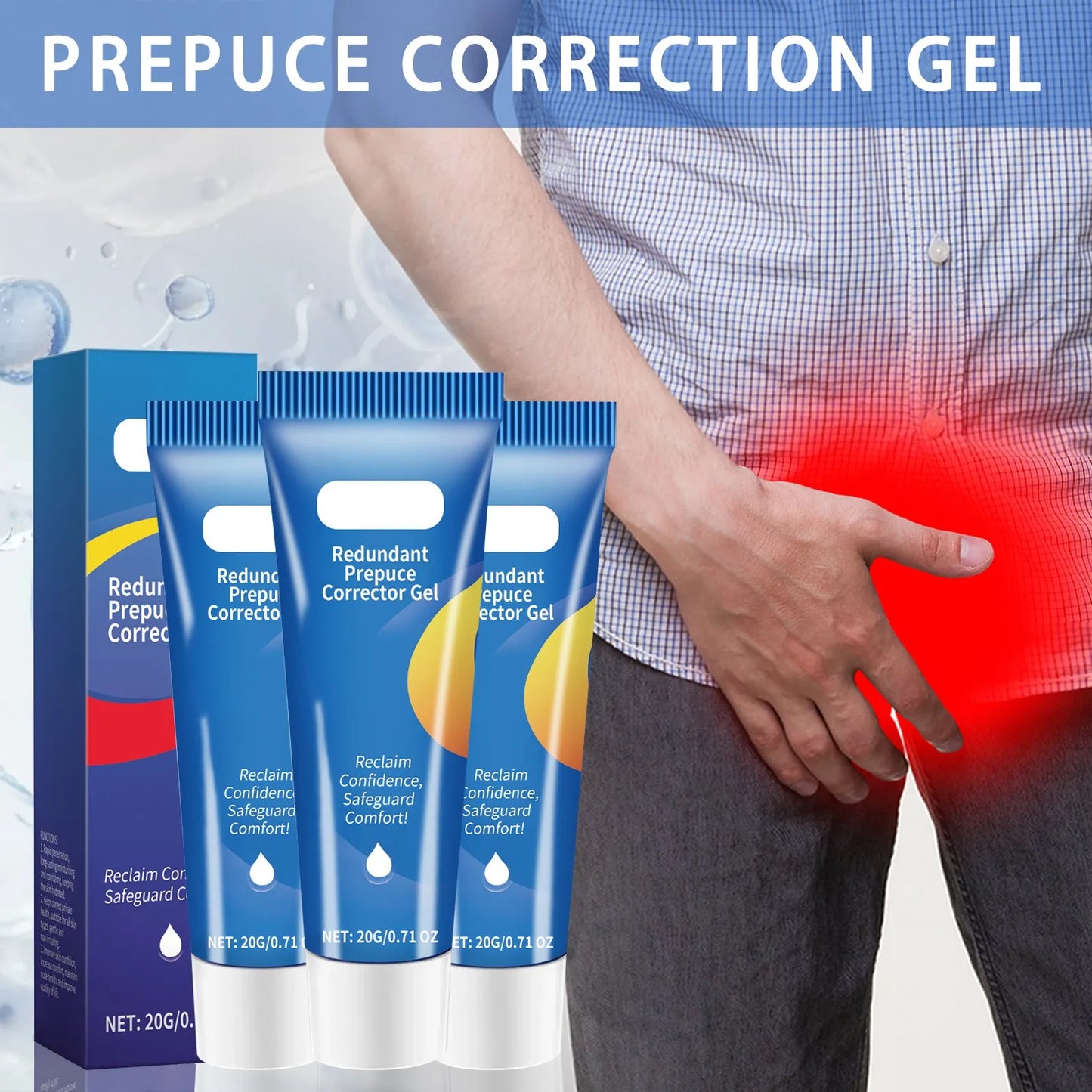 Redundant Prepuce Corrector Gel, Phimosis Correction Gel,Natural Ingredients Phimosis Foreskin Correction Gel,Fast Gentle Action