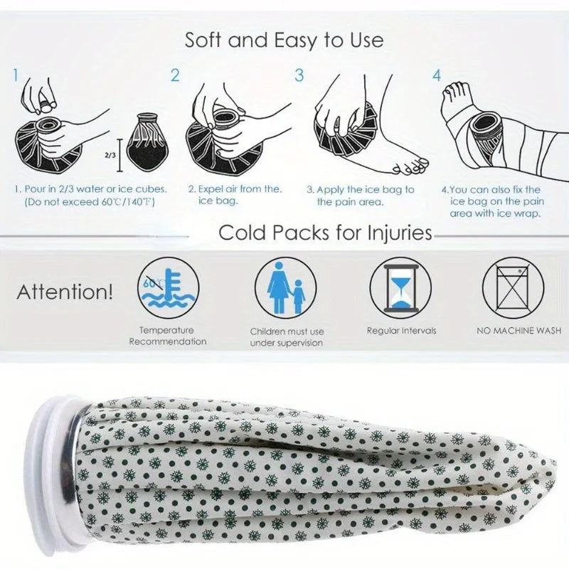 Adult Lightweight And Portable, Reusable Ice Pack - Hot And Cold Therapy For Pain Relief