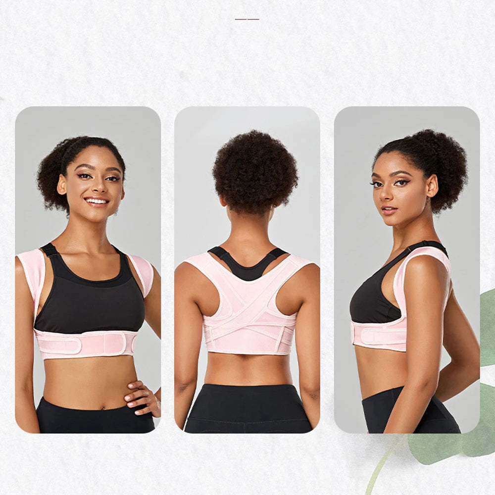 Posture Corrector for Women/Men,Adjustable Upper Back Brace for Clavicle Support & Providing Pain Relief For Neck,Shoulder,Upper
