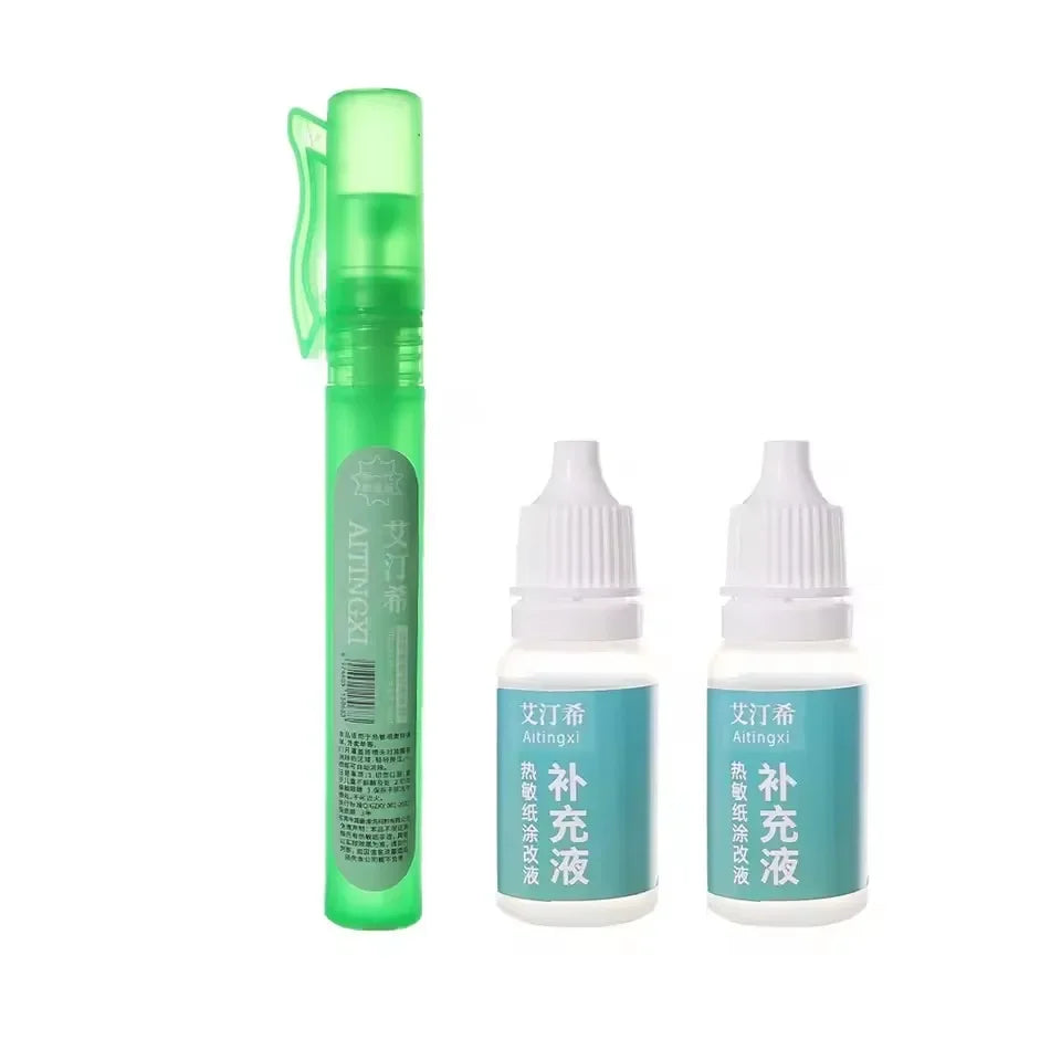 Thermal Paper Corrector Data Protection Privacy Protection Correction Fluid Portable Express Tool Elimination Privacy Spray Pen