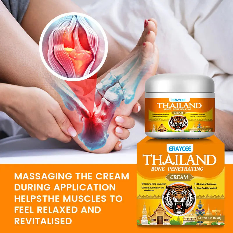 족저근막염 Joint Pain Ointment Paste for Relief Reduce Swelling Muscle Soreness Paste Balm Body Massage Itch Bone Penetrating Cream