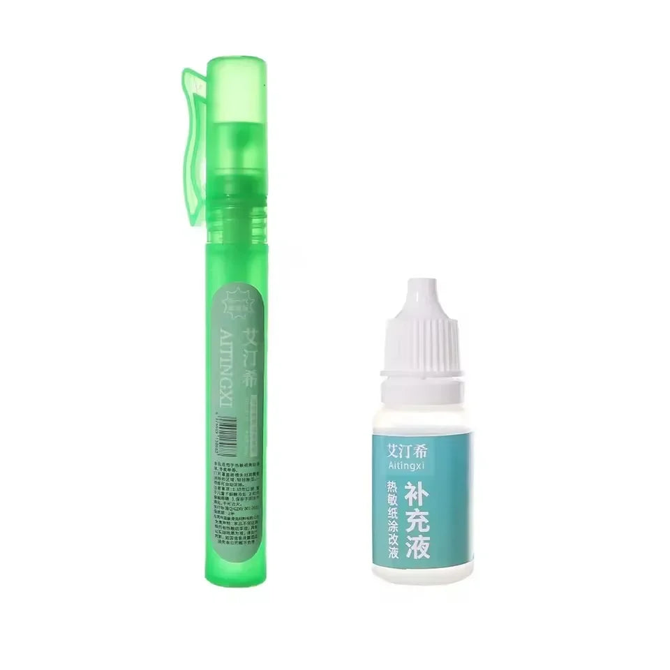 Thermal Paper Corrector Data Protection Privacy Protection Correction Fluid Portable Express Tool Elimination Privacy Spray Pen