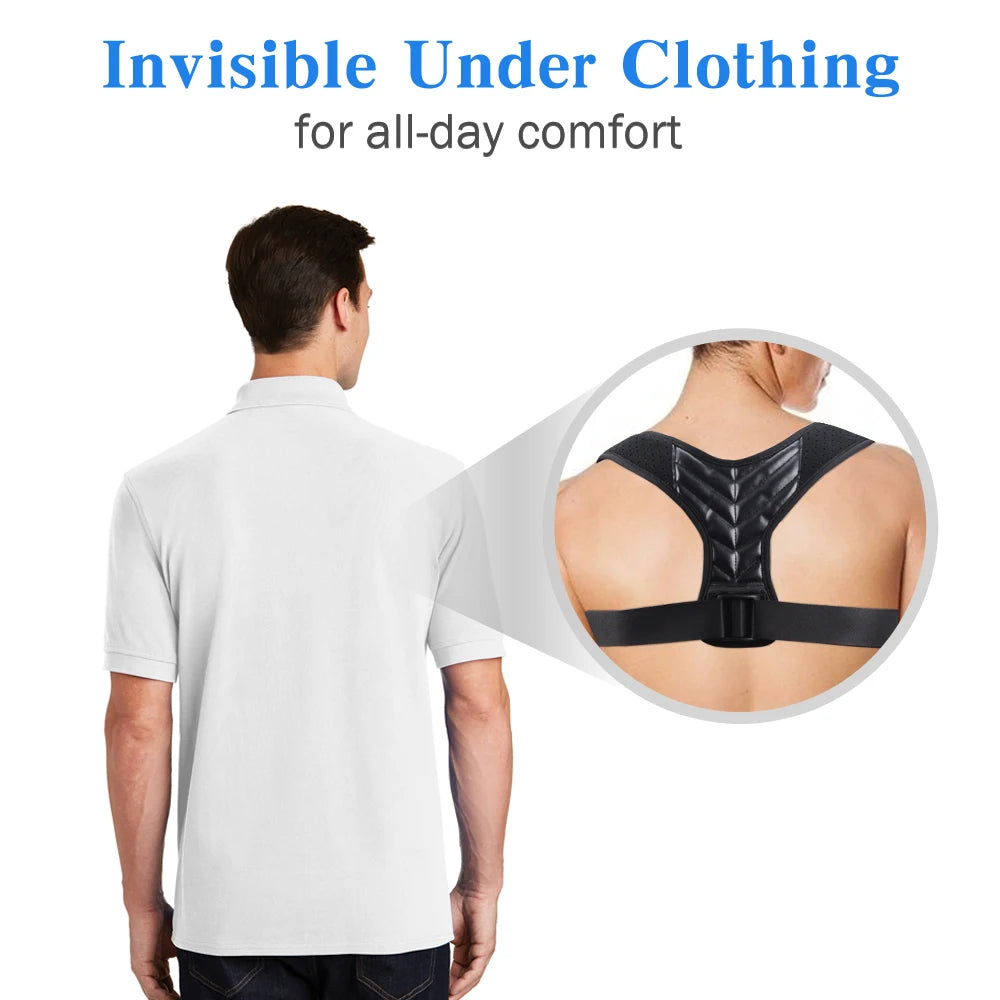 1PCS Posture Corrector for Men Women - Stylish & Discreet Ergonomic Back Straightener Brace for Proper Posture and Spinal Pain
