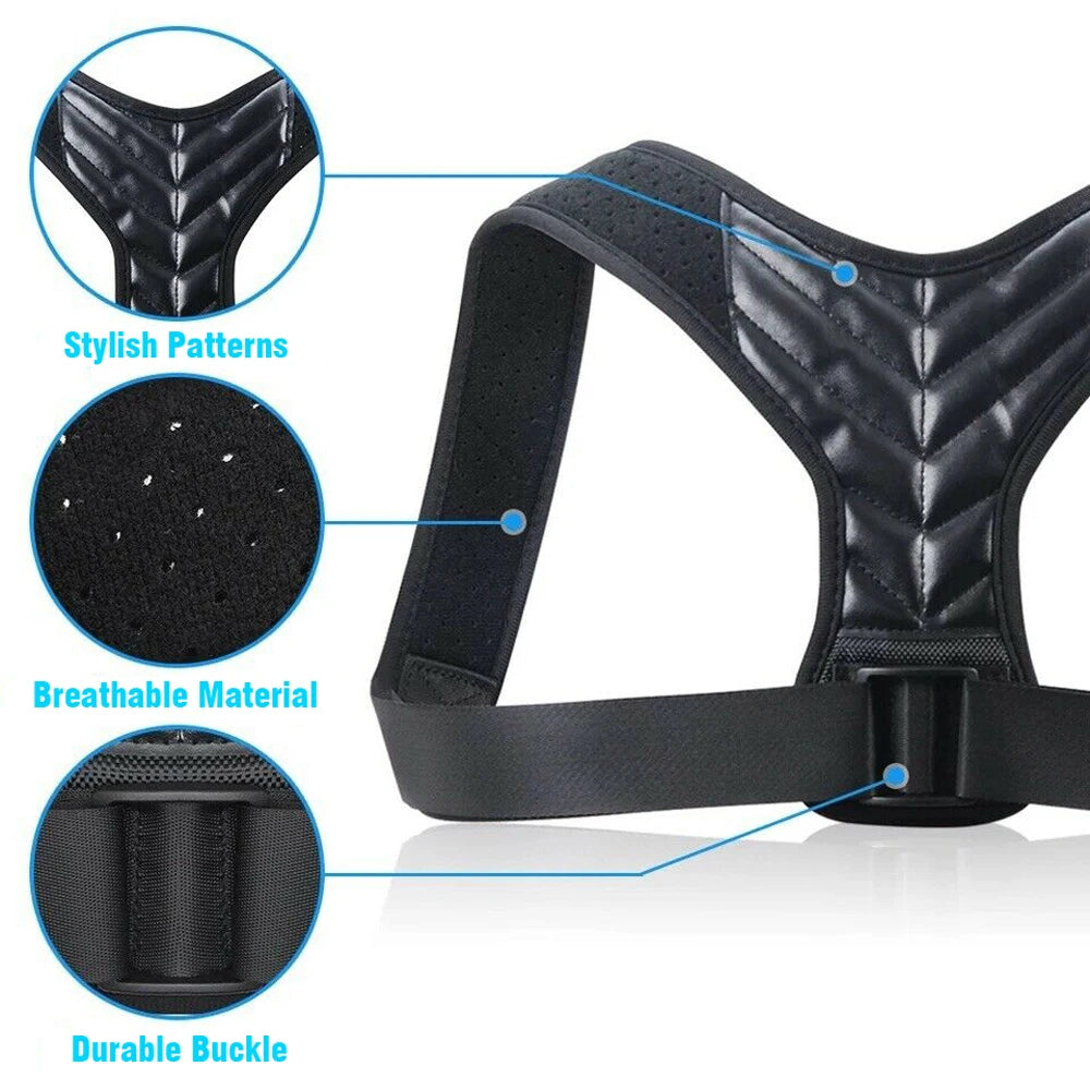 1PCS Posture Corrector for Men Women - Stylish & Discreet Ergonomic Back Straightener Brace for Proper Posture and Spinal Pain