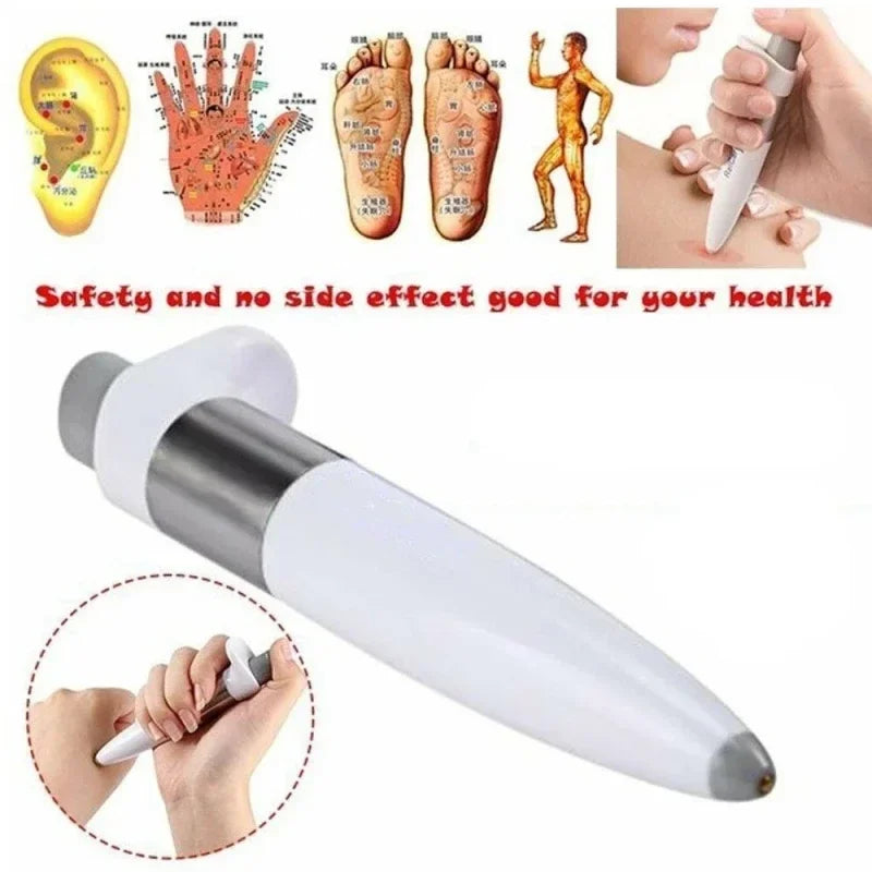 Electronic Pulse Analgesia Pen Pain Relief Acupuncture Point Health Pulse Massage Pen Neck Shoulder Massager Relax Health Care