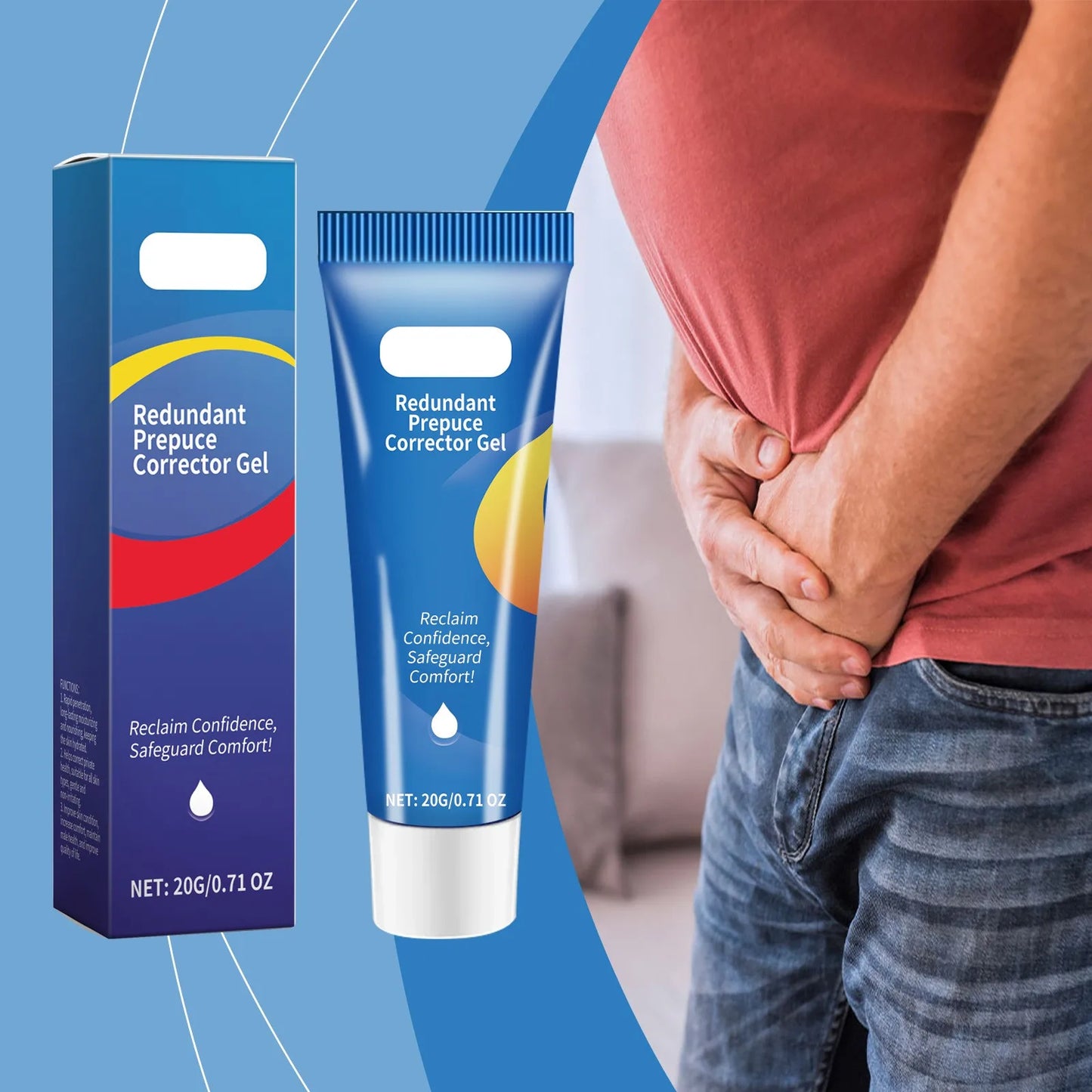 Redundant Prepuce Corrector Gel, Phimosis Correction Gel,Natural Ingredients Phimosis Foreskin Correction Gel,Fast Gentle Action