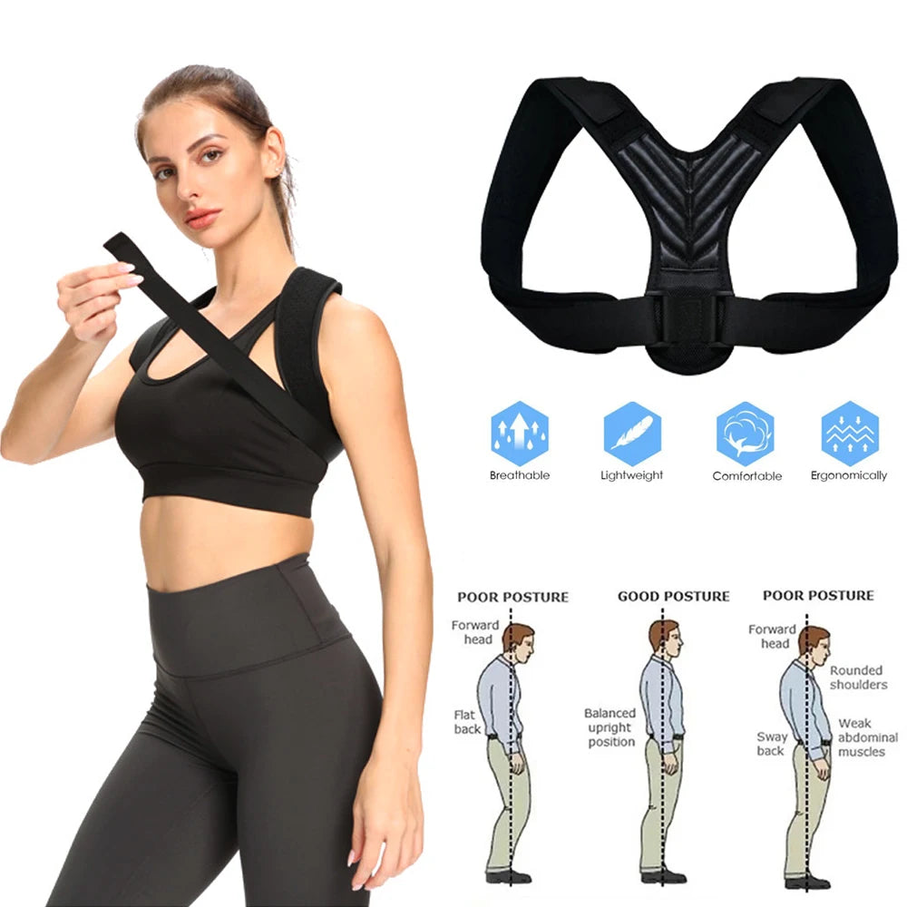 1PCS Posture Corrector for Men Women - Stylish & Discreet Ergonomic Back Straightener Brace for Proper Posture and Spinal Pain
