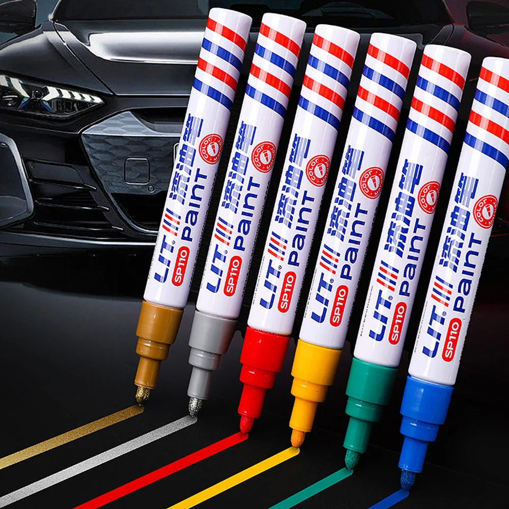 Car Paint Corrector Pen White Red Black Paint Repair Pen Auto Wheel Tyre Oily Paint Marker for Car Styling Scratches Fix Care ﻿
