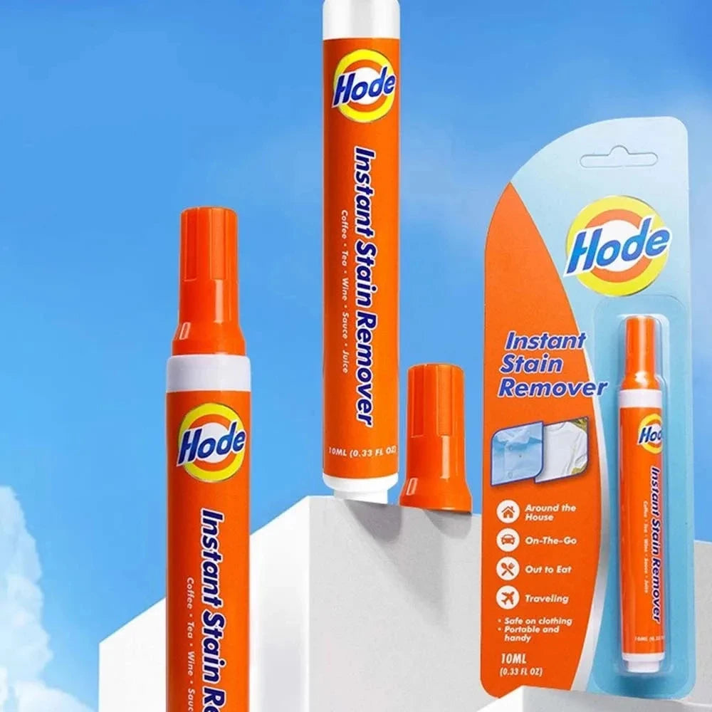Instant Stain Remover Pen & Spot Cleaner Portable Travel-Friendly for Clothes, Works on Food & Drink Stains Fits in Purses & Bag