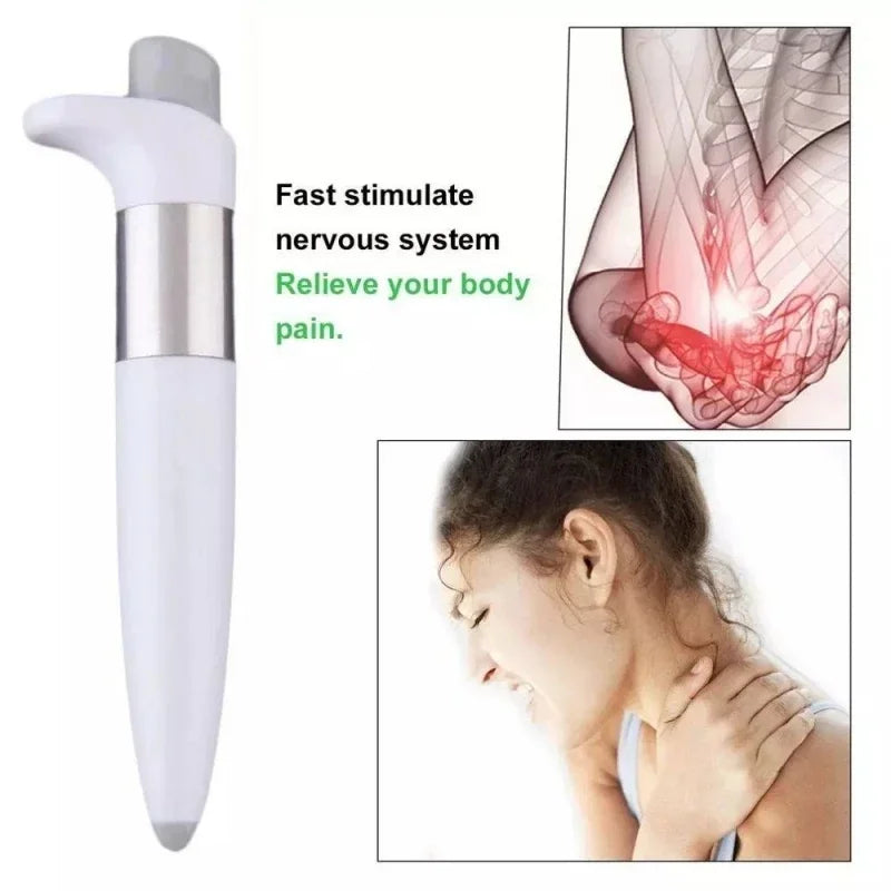 Electronic Pulse Analgesia Pen Pain Relief Acupuncture Point Health Pulse Massage Pen Neck Shoulder Massager Relax Health Care