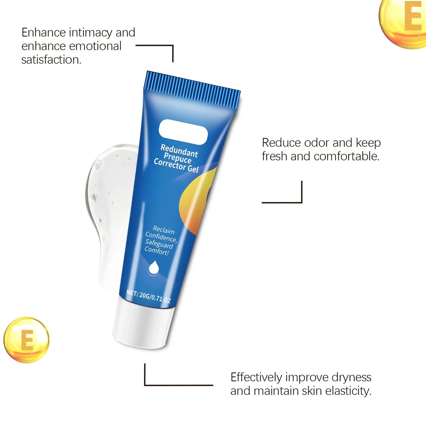 Redundant Prepuce Corrector Gel, Phimosis Correction Gel,Natural Ingredients Phimosis Foreskin Correction Gel,Fast Gentle Action